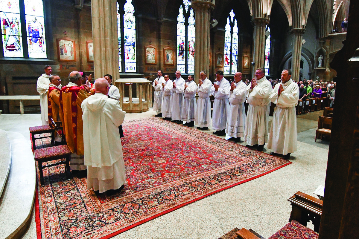 Newly ordained deacons can hardly wait to begin their service in the diocese